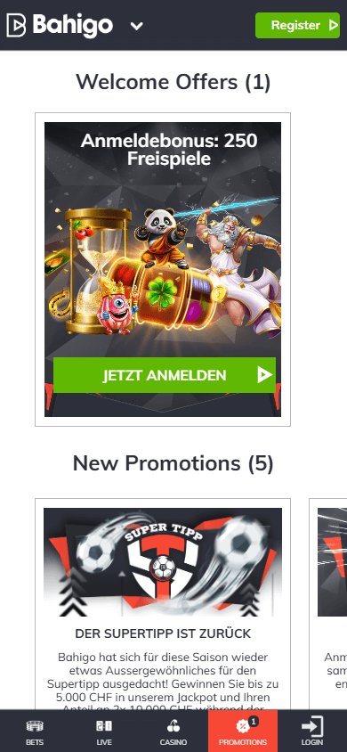 Bahigo Casino Schweiz: Ein Überblick über die besten Online Casinospielangebote